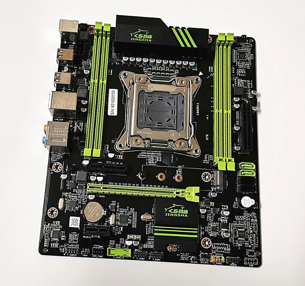 Jingsha X79 материнская плата E5 2680 v2 LGA2011 MATX USB3.0 SATA3 PCI E NVME M.2 SSD Xeon процессор 64