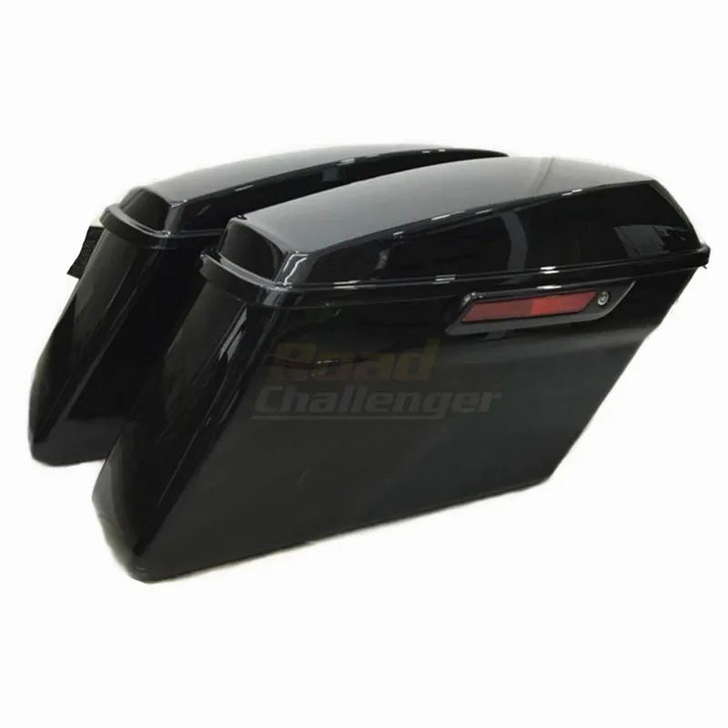 Мотоциклетные ABS черные жесткие сумки для багажа Чехол для Harley Touring Road King FLHRC Street Electra Glide Ultra
