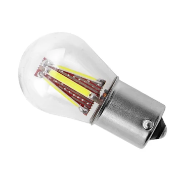 

1 PCS 4 filament chips LED P21W ba15s car light 1156 S25 auto vehicle reverse turning bulb lamp DRL white/red/Yellow Car Styling