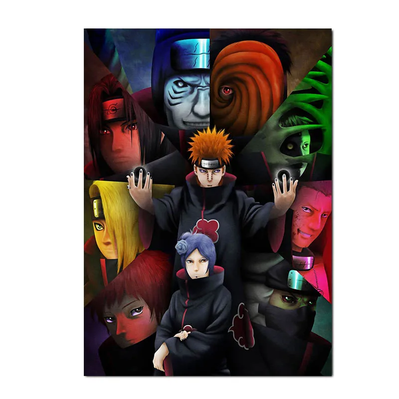 Japanese Anime Manga Naruto Kakashi Kaki Sasuke Itachi Diamond Painting Diamond Embroidery Cross Stitch Kits Mosaic Home Decor 