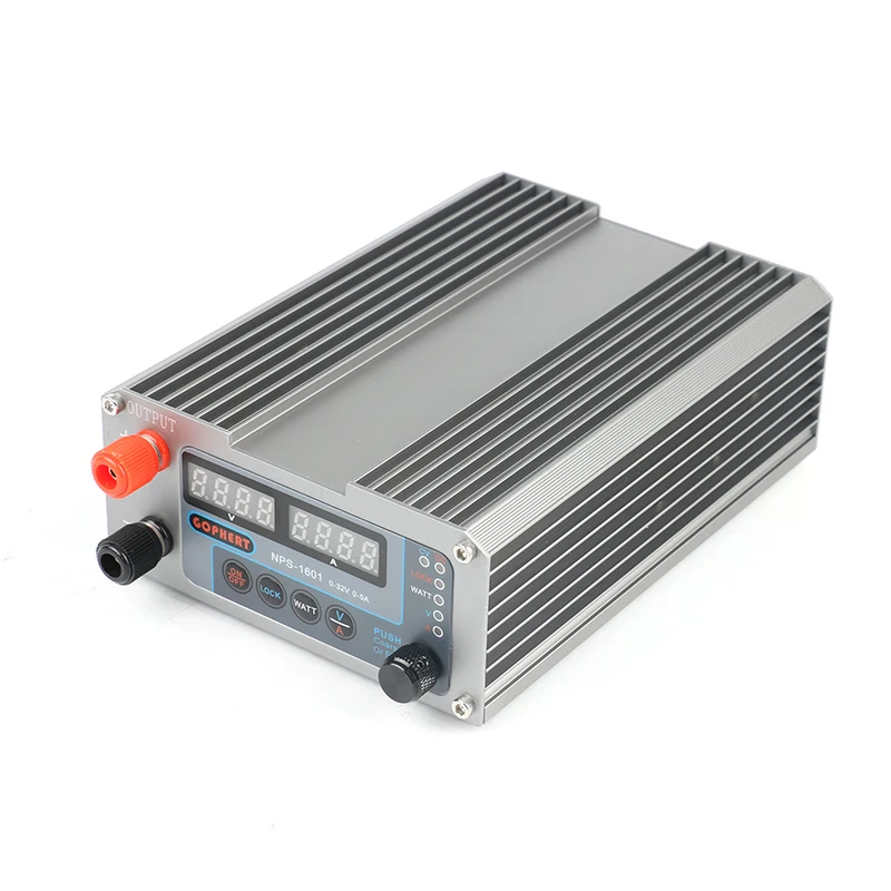 2019 NPS-1601 New Version Laboratory DIY Adjustable Digital Mini Switch DC Power Supply WATT With Lock Function 32V 30V 15V 5A-4