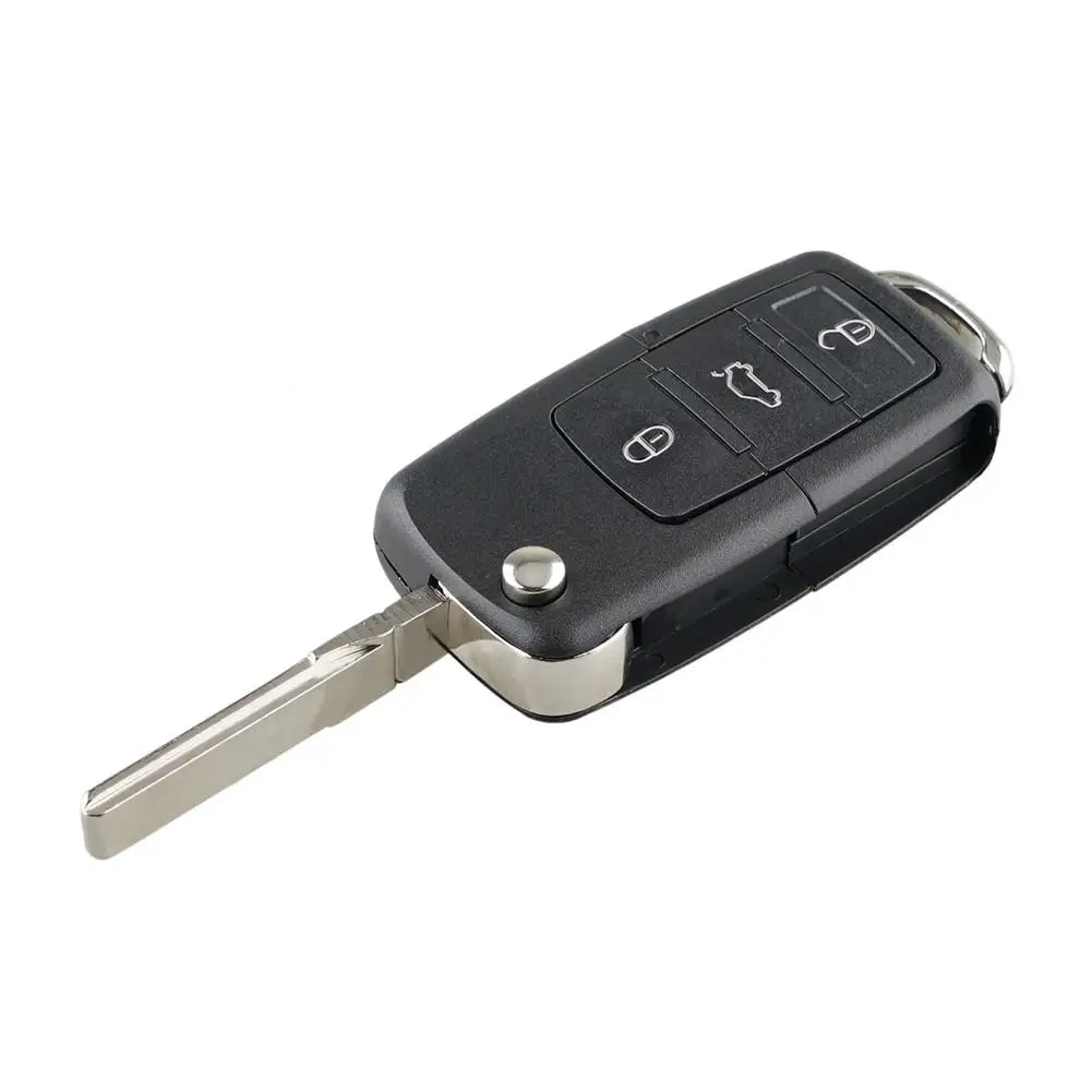 Автомобильный Дистанционный ключ с 3 кнопками, умный дистанционный Автомобильный ключ 434 МГц для VolksWagen 1J0959753 AH ID48 чип