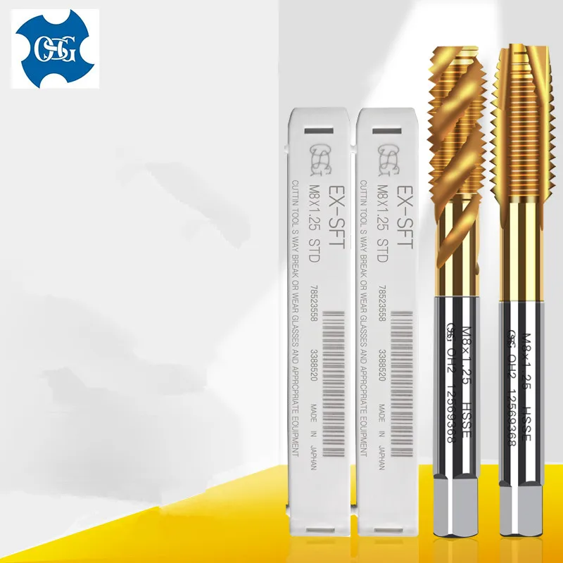 OSG YAMAWA титановое покрытие HSS-EX M3 M4 M5 M6 M8 M10 M12 спиральные канавки резьбовые краны |
