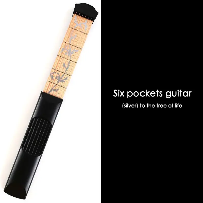 

guitar practice tool high quality Portable Plastic Guitar Finger Chord Converter 6 Fret Practice Tool Gadget