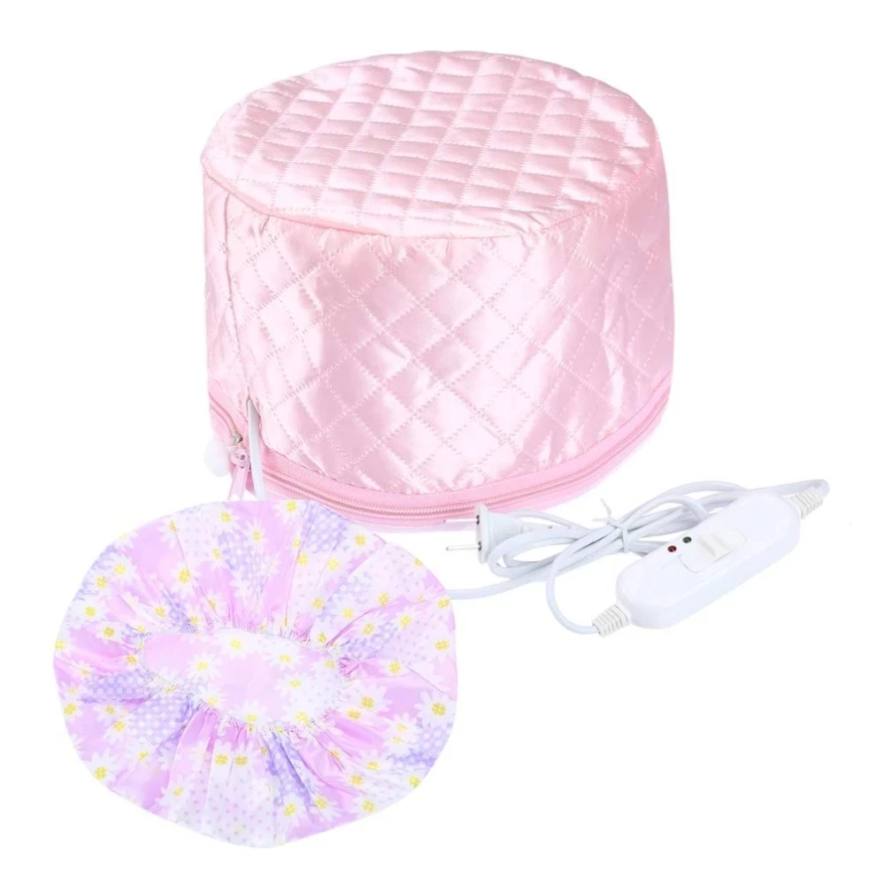 Hair Steamer Cap US/EU Plug Dryers Electric Hair Heating Cap Thermal Treatment Hat Beauty SPA Nourishing Styling Care