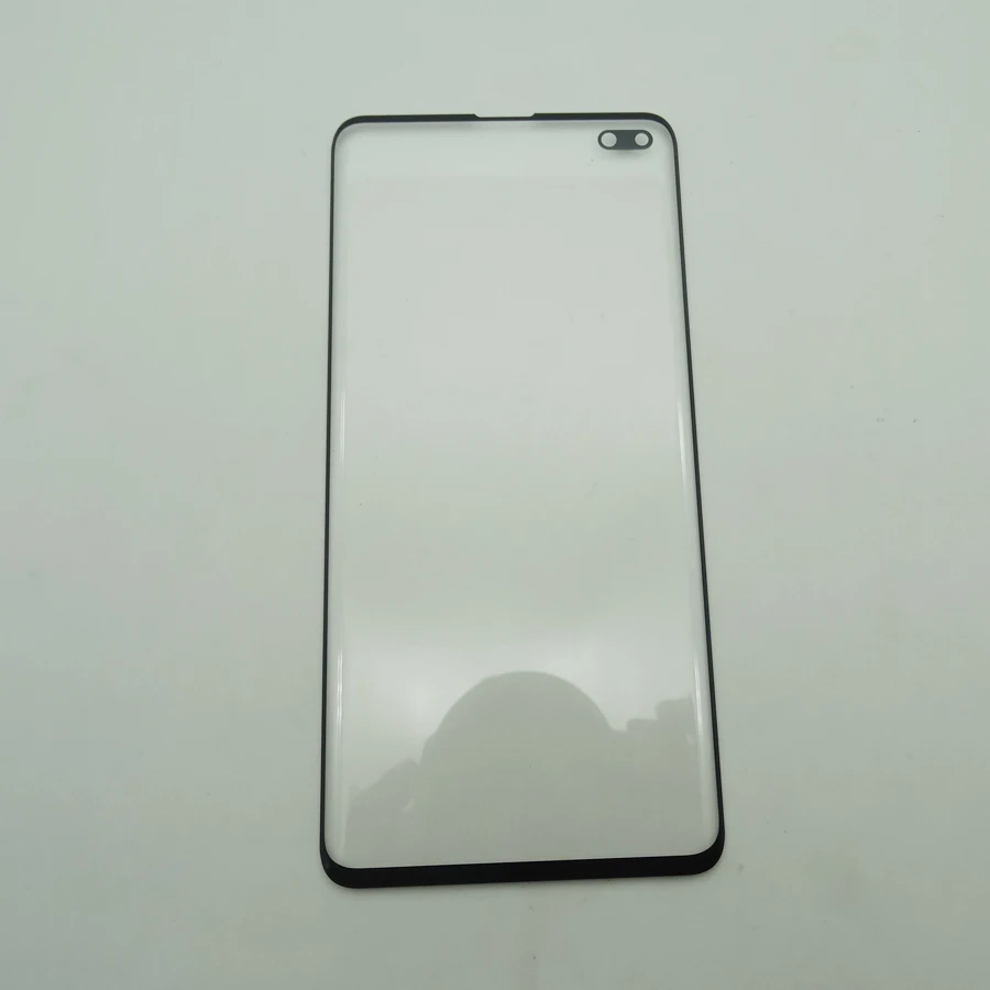 Lcd Передний сенсорный экран Стекло Внешний объектив с OCA Пленка Клей для samsung Galaxy S10 Plus S10+ G975 G975F