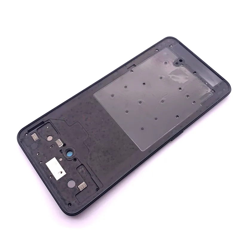 black Передняя рамка стекло батарея Дверь задняя крышка Корпус для OPPO Рино с sim-картой лоток - Цвет: black