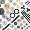 116pcs MOC Bulk Technical Parts Pin Liftarm Bricks Set Axle Connector Gear 40 Tooth Building Blocks Compatible Technology Toys 3
