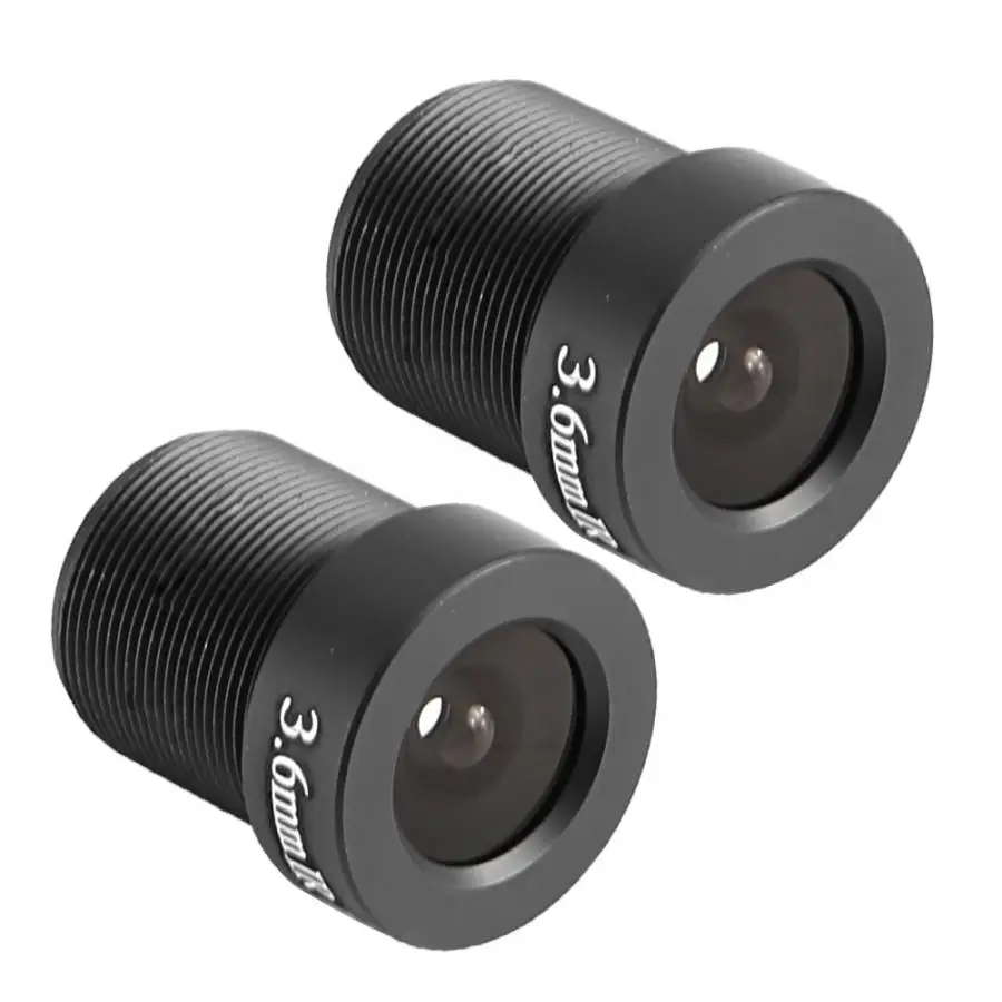 2 шт 1080P 3,6 мм M12x0.5 широкоугольный объектив CCTV для камеры видеонаблюдения