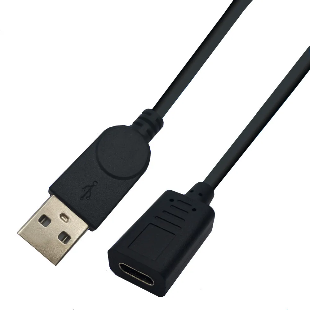 USB 2,0(тип-a) папа-USB3.1(тип-c) Женский USB кабель для синхронизации данных и зарядки 0,25 м