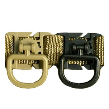 

2pcs/Lot 360 Degree Rotation D-ring Clips Plastic Clamp Outdoor Tactical EDC Kit MOLLE Webbing Attachment for Backpack Pouches