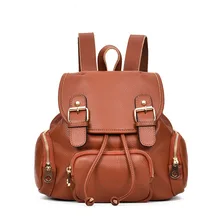 Women Backpack Unisex Genuine Leather Backpacks Female Shoulder Bag Large Capacity Simple Style Casual Mochila Travel Backpacks
