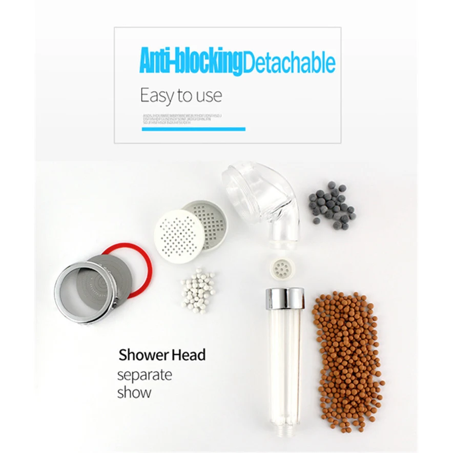 ZhangJi спа душевая лейка для водной терапии|shower head water saving|shower setspa shower |