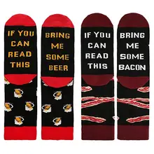 Женские повседневные хлопковые носки с буквенным принтом, счастливые носки, уличная осенняя одежда в стиле хип-хоп, носки до щиколотки