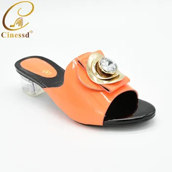 

New Fashion Ladies Shoes Summer Slippers Good Quality Super High Heels Italian Women Wedding for Party Shoes