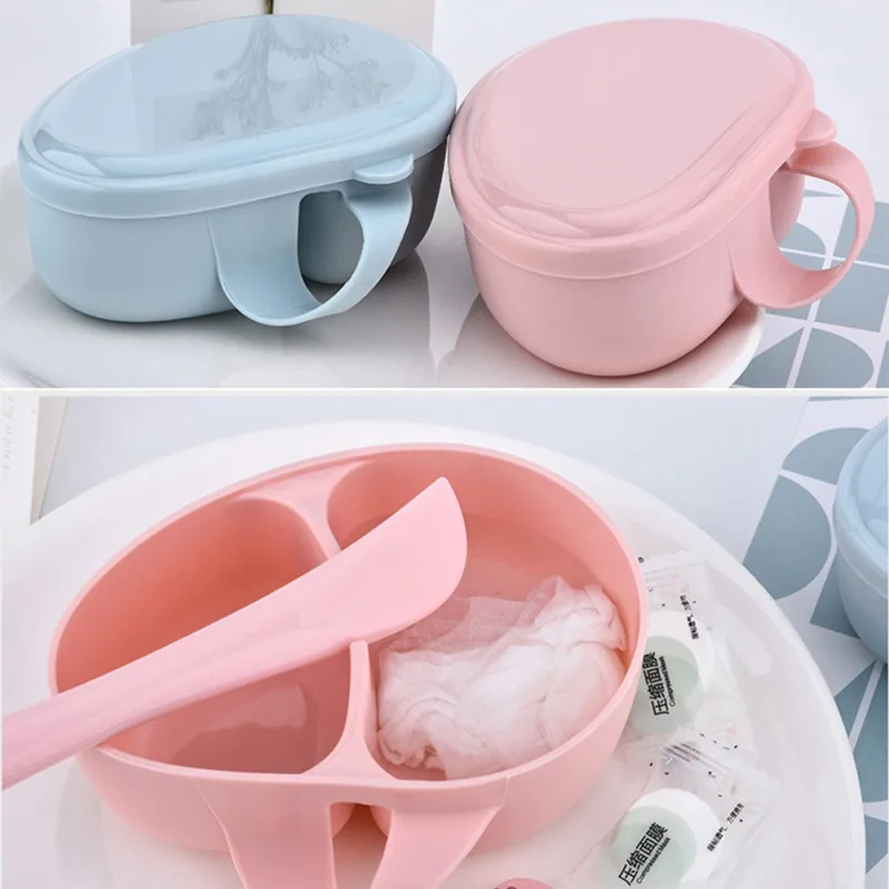 DIY Facial Mask Bowl Tool Set 4 Piece Set Women's Makeup Tool Kits maquiagem Mixing Bowl Brush Spoon Stick