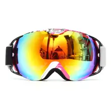 Лыжные очки Зимние виды спорта сноуборд очки с анти-туман УФ-защитой для мужчин женщин катание на лыжах маска