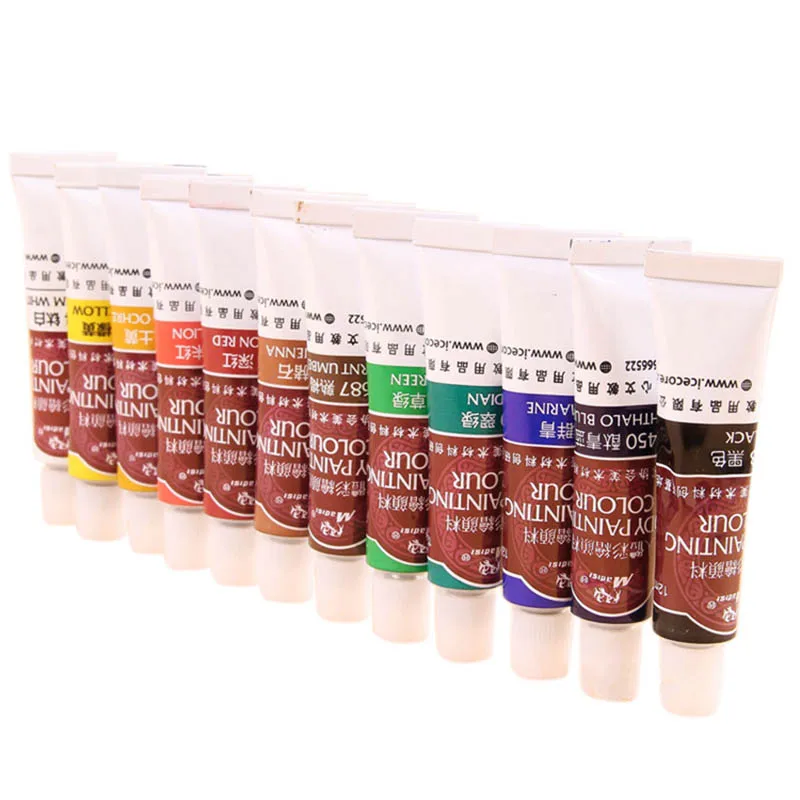 Halloween Makeup Pigments 12 Colors Body Face Painted Pencil Stitching Structure Face Painted Crayon Body Painted Stick Bar Part