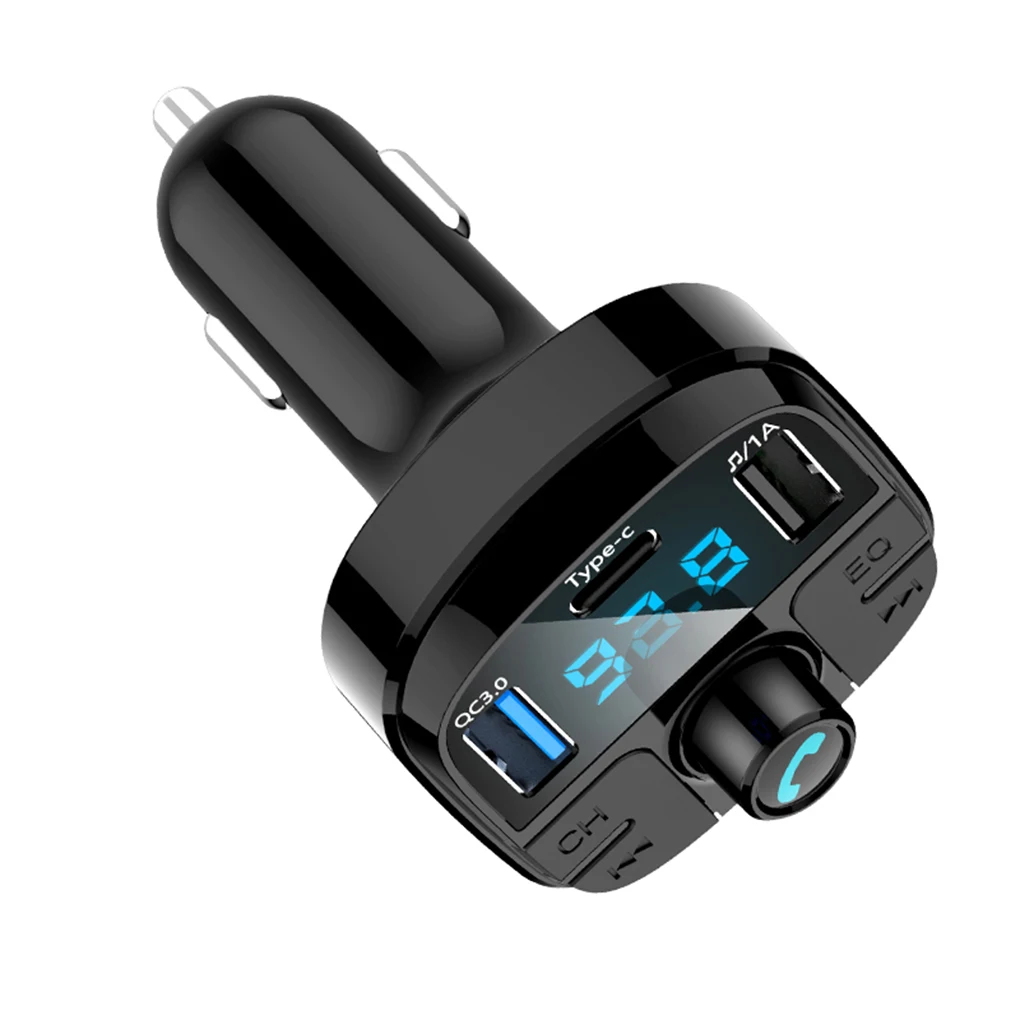 FM передатчик автомобильный беспроводной Bluetooth 5,0 комплект Авто MP3 плеер Поддержка U диск TF карта ЖК громкой связи