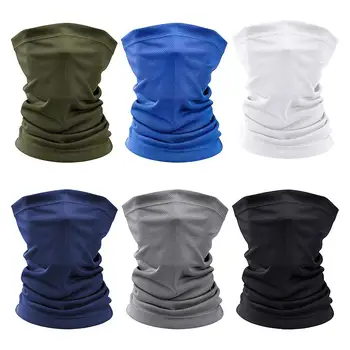 

6Pcs Multiuse Full Face Mask Motorcycle Balaclava Face Mask Dustproof Sun Protection Outdoor Full Face cover Bandanas Face Masks