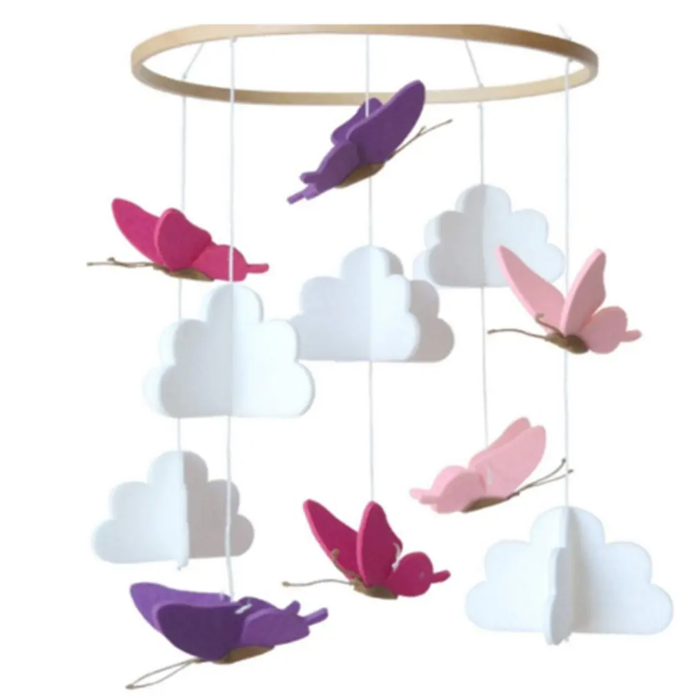 

Felt Pendant Infant Bed Wind Chime Infant Bed Pendant Wind Chime Unique Decoration Easy To Use Wind Chime