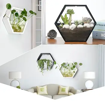 

Wall Mounted Hanging Plant Pot Balcony Planter Basket Flower Garden Hanging Scindapsus Planter Supply Plants Racks Home Decor