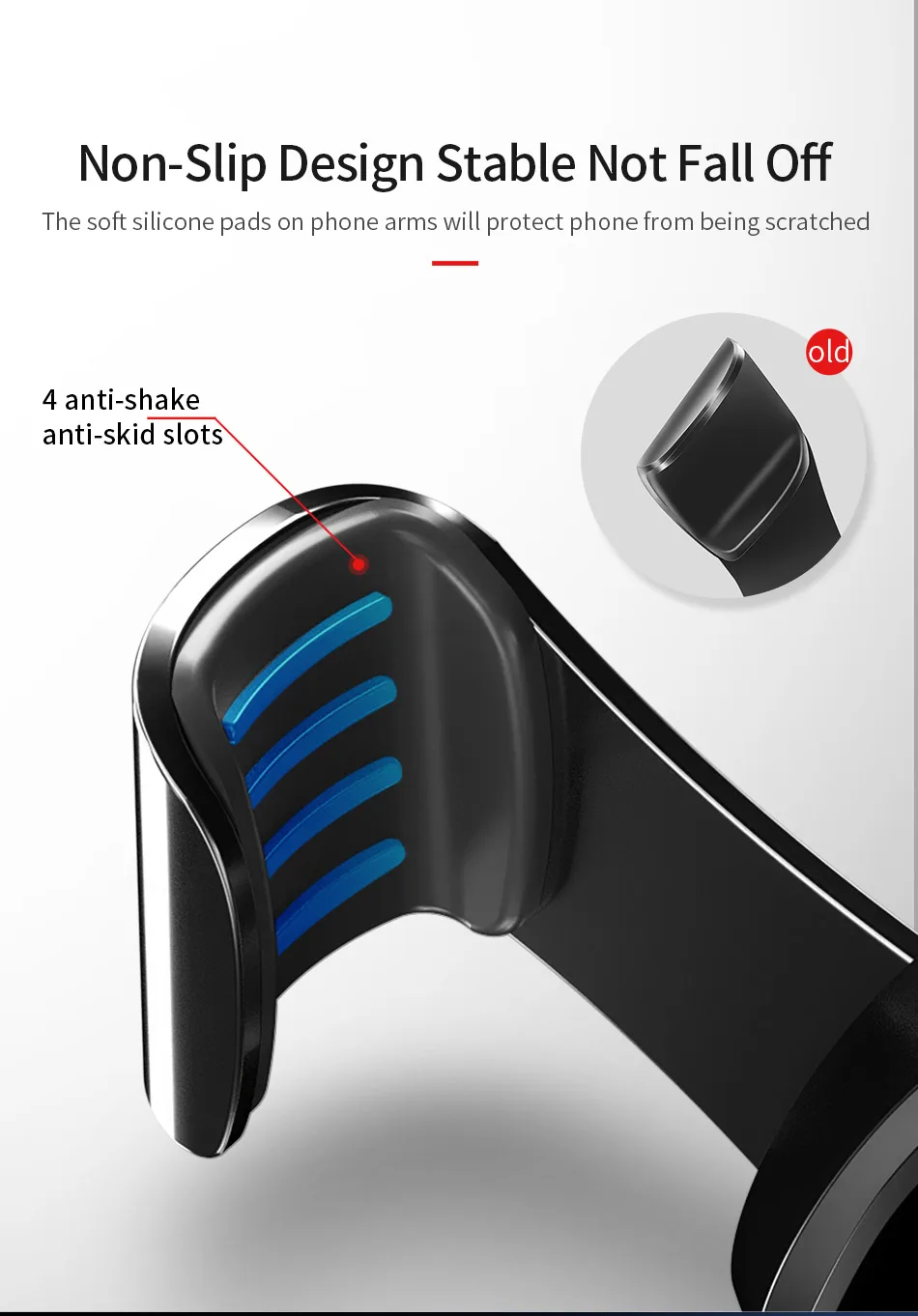 Автомобильный держатель для телефона Gravity Phone Stand 360 Поворот приборной панели лобовое стекло Автомобильный держатель Подставка держатель для телефона, VOITURE