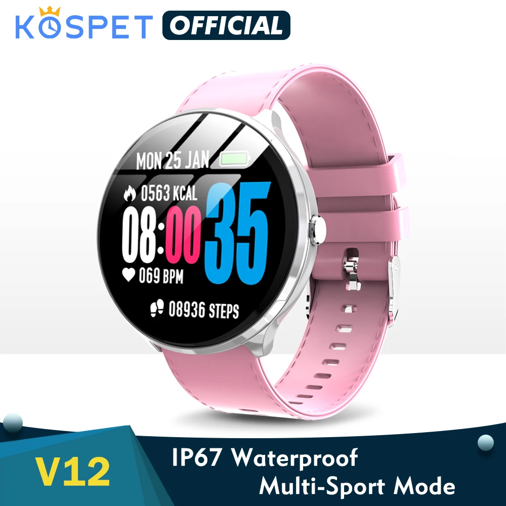 KOSPET Smart watch Women waterproof Heart Rate Monitor Blood Pressure