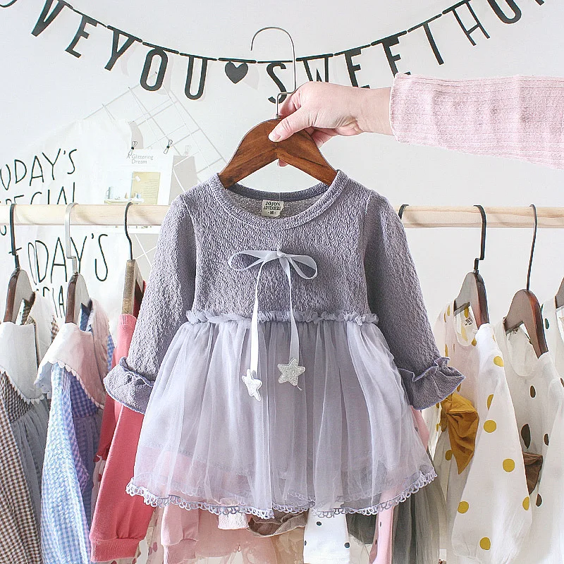 Летнее платье для маленьких девочек от 0 до 3 лет, платья для новорожденных, г., модное милое платье принцессы для дня рождения Одежда для маленьких девочек - Цвет: C-gary
