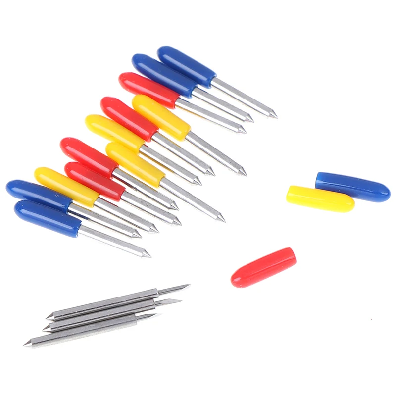 New 15pcs/Set 30/45/60 Degree For Roland Cutting Plotter Vinyl Cutter Blade+Holder High Quality Wholesale