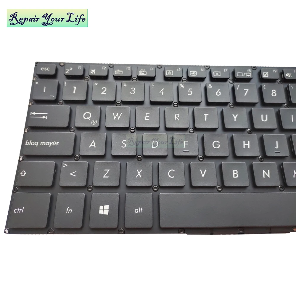 Teclado do Portátil para Asus Vivobook Pro 17x705 X705ma X705mb X705ua X705uf X705u la Latin sp Preto Asm17a96laj528 Retroiluminado kb - Imagem 6