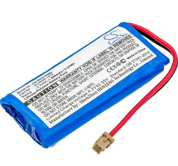 Cameron sino 600 мА/ч, Батарея для разъем мобильного CHS 7Qi 7X 7Xi 7XiRx 7XRx AC4059-1479 штрих-код аккумулятор сканера