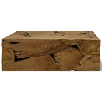 

Teakwood table Side table living room table self-contained bedroom side table Home Furniture 90 x 50 x 35 cm