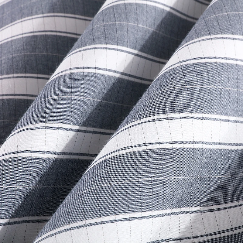 Sleep better Cotton stripe Silver Flat Sheet（210*260CM） bed Sheet  Antimicrobial Fabric Conductive Grounding earthing sleep 3
