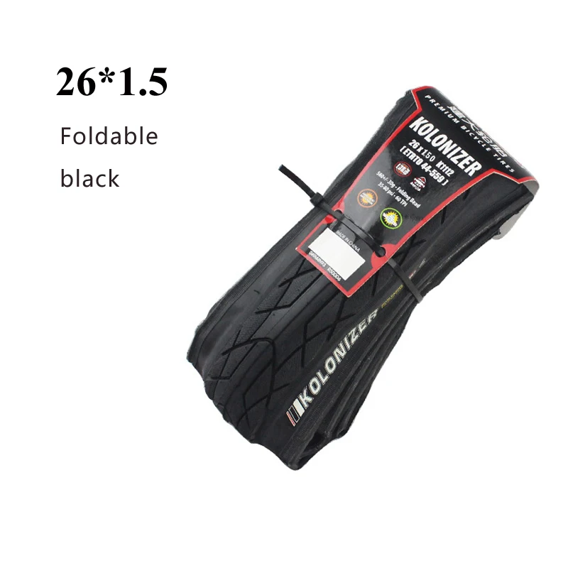 26x1.5 Foldable KENDA ultralight 560 г велосипедная шина 26 26*1,5 26*1,75 Складные шины 60TPI для ремонта проколотых шин BMX MTB шины для горных велосипедов 26er цветные - Цвет: 26x1.5 Foldable