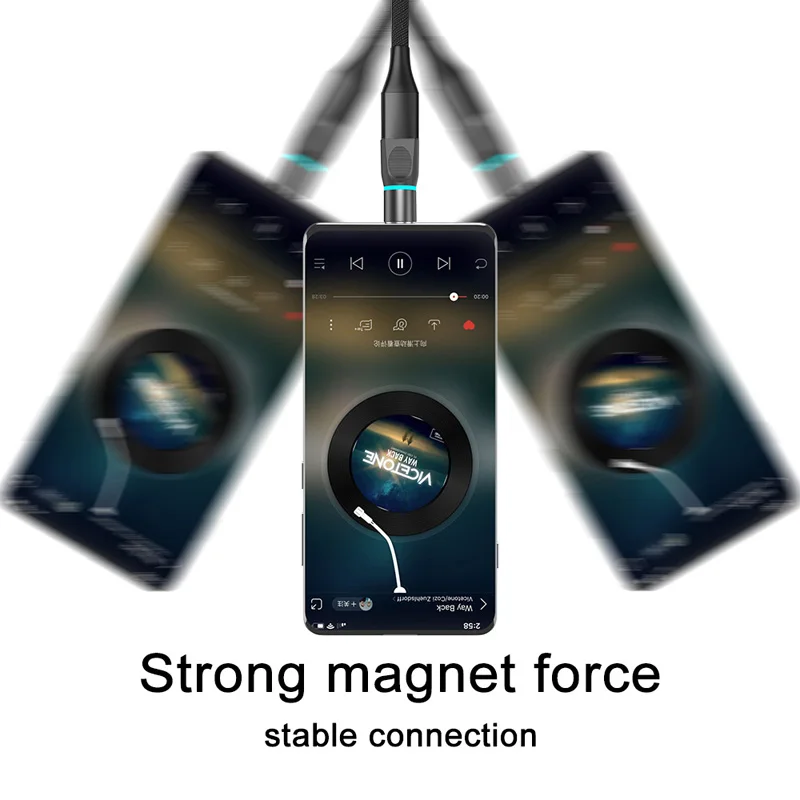 Магнитный адаптер CANDYEIC для быстрой зарядки Micro USB Samsung S20 S10 Huawei Mate40 30 Honor V30 Redmi Android