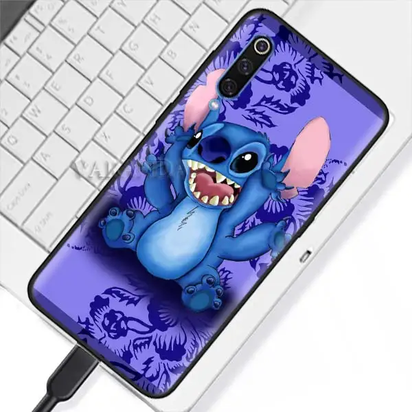 Милые чехлы с рисунком стежка для Xiaomi Mi 9 Pro 5G A3 CC9 CC9E 9T A1 A2 8 Lite Play 5X 6X Poco F1 черный силиконовый мягкий чехол - Цвет: B10