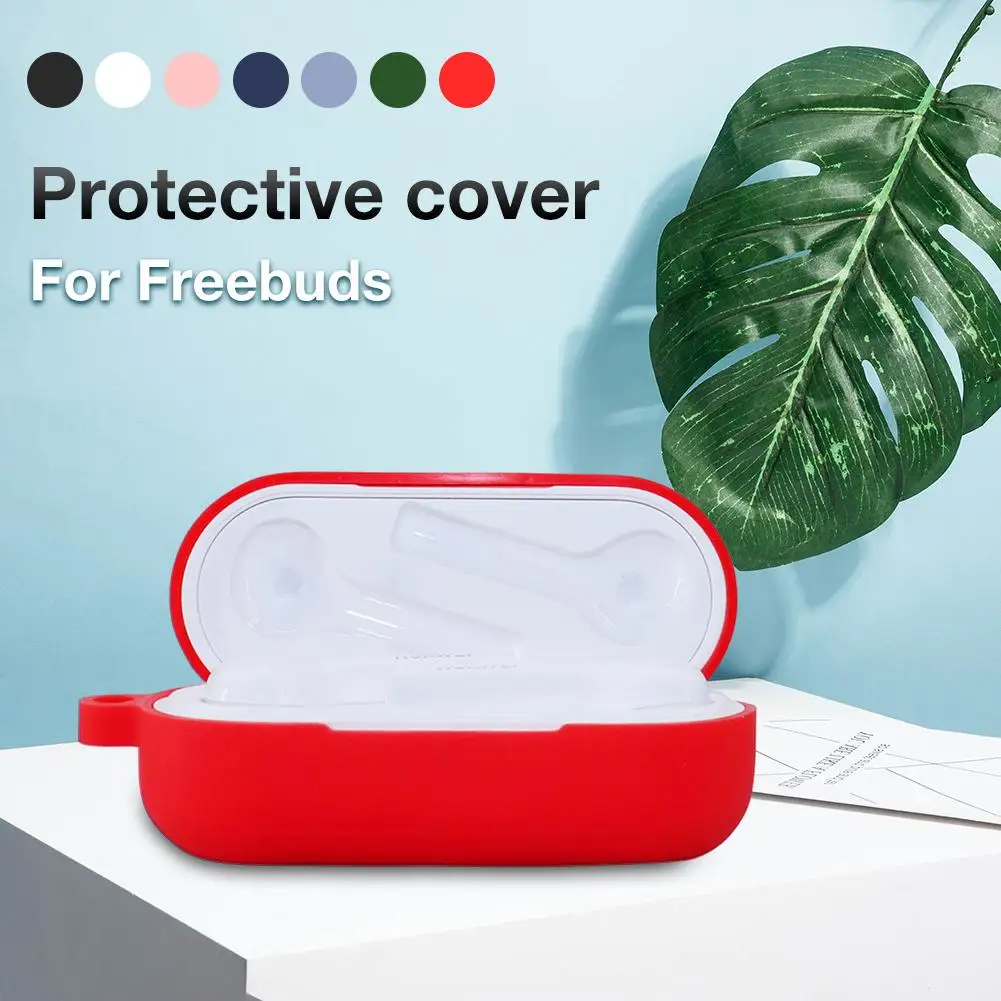 

High Quality Earphone Case For Huawei Freebuds Silicone Cover Wireless Bluetooth Earphone For FreebudsPouch Protective Silm Case