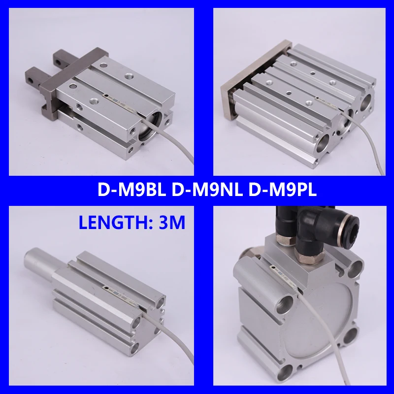 

10Pcs/lot Solid State Auto Switch Direct Mounting Type D-M9B D-M9N D-M9P D-M9BL D-M9NL D-M9PL Magnetic Senson For Air Cylinder