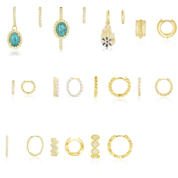 

2020 New High-quality Asymmetric Lake Water Green Beads Lucky Palm Small Twist Earrings Women's Fashion Birthday Romantic Gifts