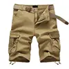 2022 Summer Men's Baggy Multi Pocket Military Cargo Shorts Male Cotton Khaki Mens Tactical Shorts Short Pants 29-44 No Belt ► Photo 1/6