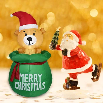 

Christmas Gas Model Christmas Courtyard Decoration Inflatable luminous Package Puppy Gas Model Christmas Decorations For Home