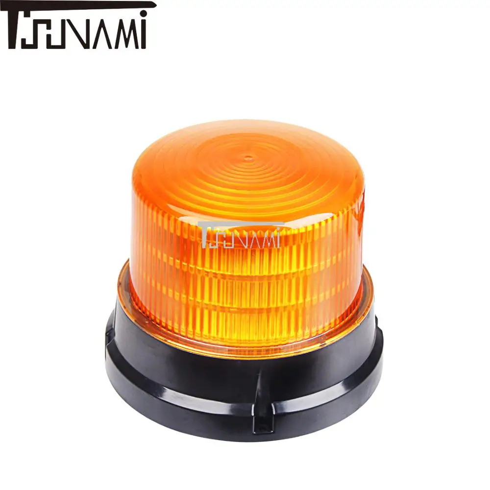 10-30V LED Flashing Strobe Beacon Amber Emergency Warning Alarm Flash Light Lamp Car Truck Auto(no sound) | Автомобили и