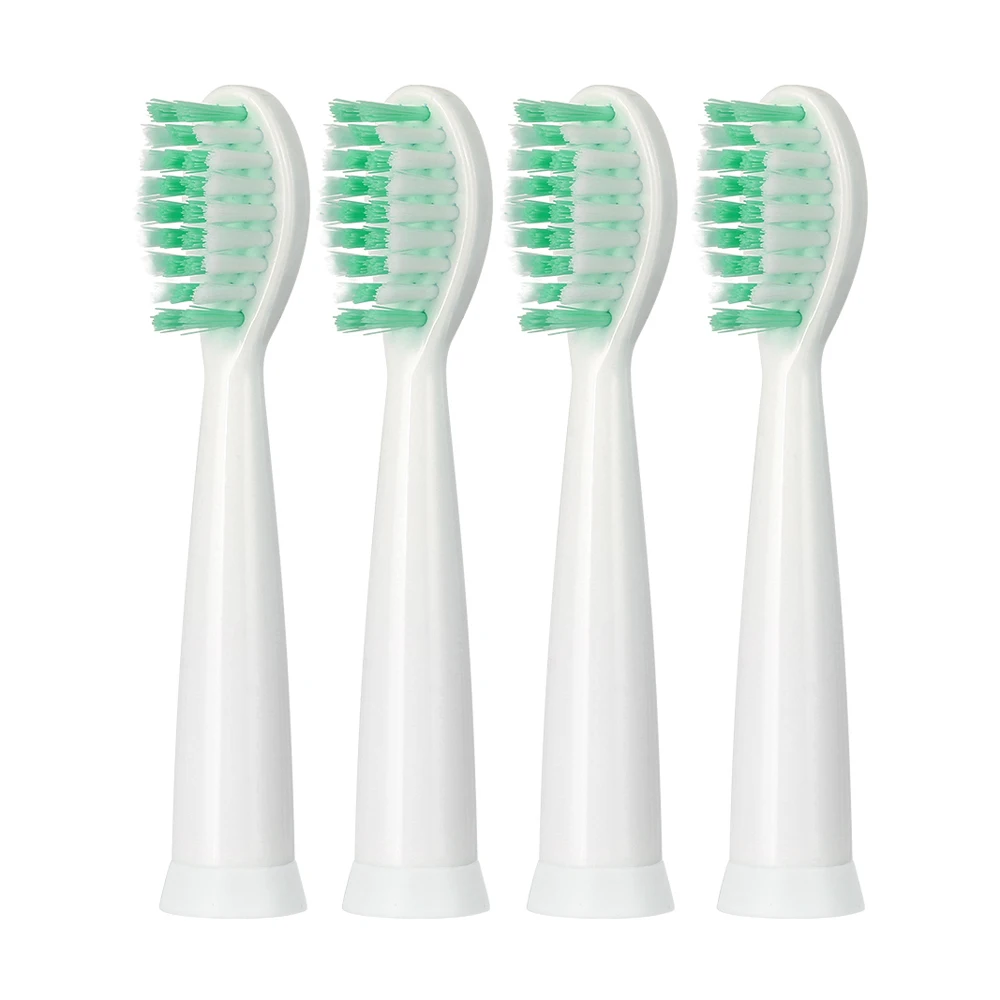 4pcs/set Replacement Heads for AZDENT AZ-X Sonic Electric Toothbrush 6 Modes Tooth Teeth Brush Waterproof for Adults Tooth White