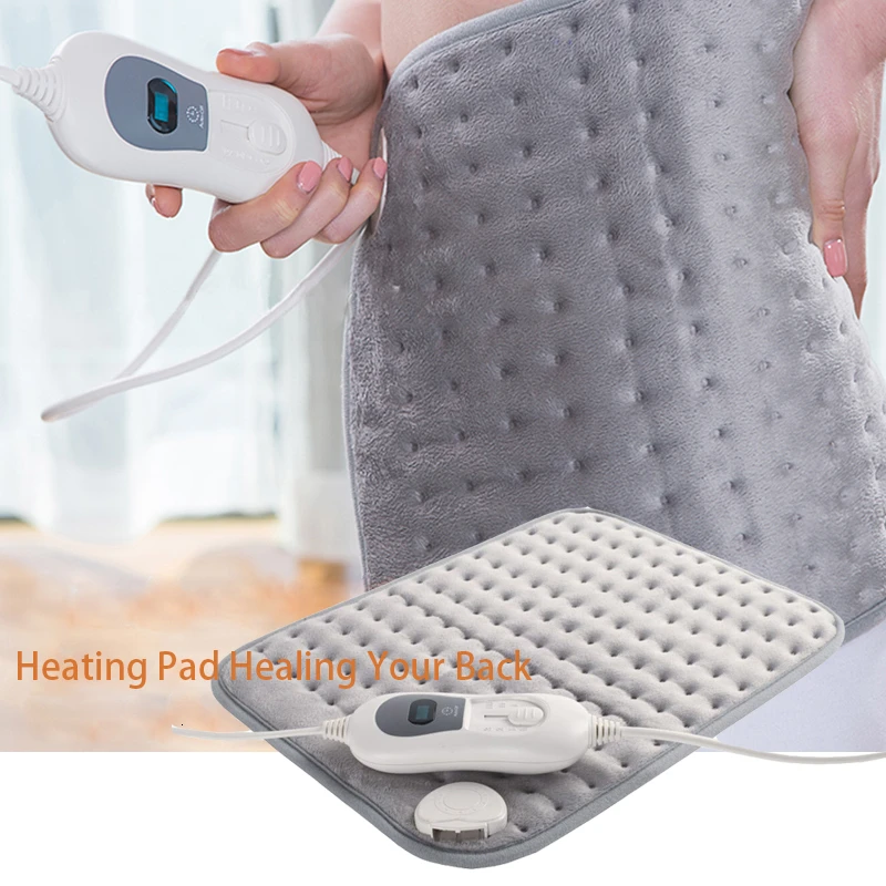 

EU Heating Pad For Back Pain And Cramps Relief Washable With Fast-Heating 4 Temperature Settings Moist Heat Therapy Option
