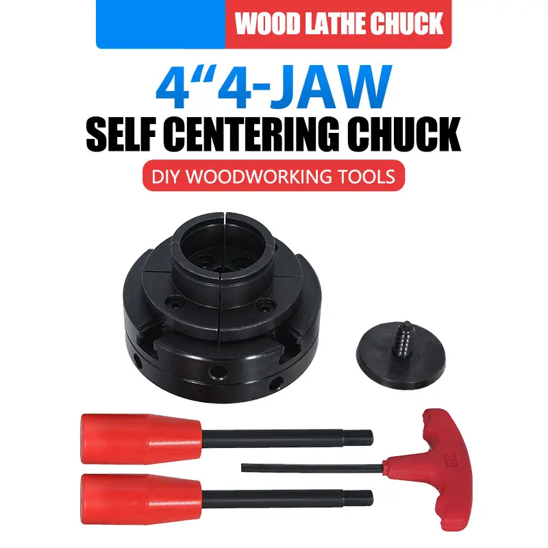 Токарный патрон 4-дюймовый самоцентрирующийся токарный станок для столярных