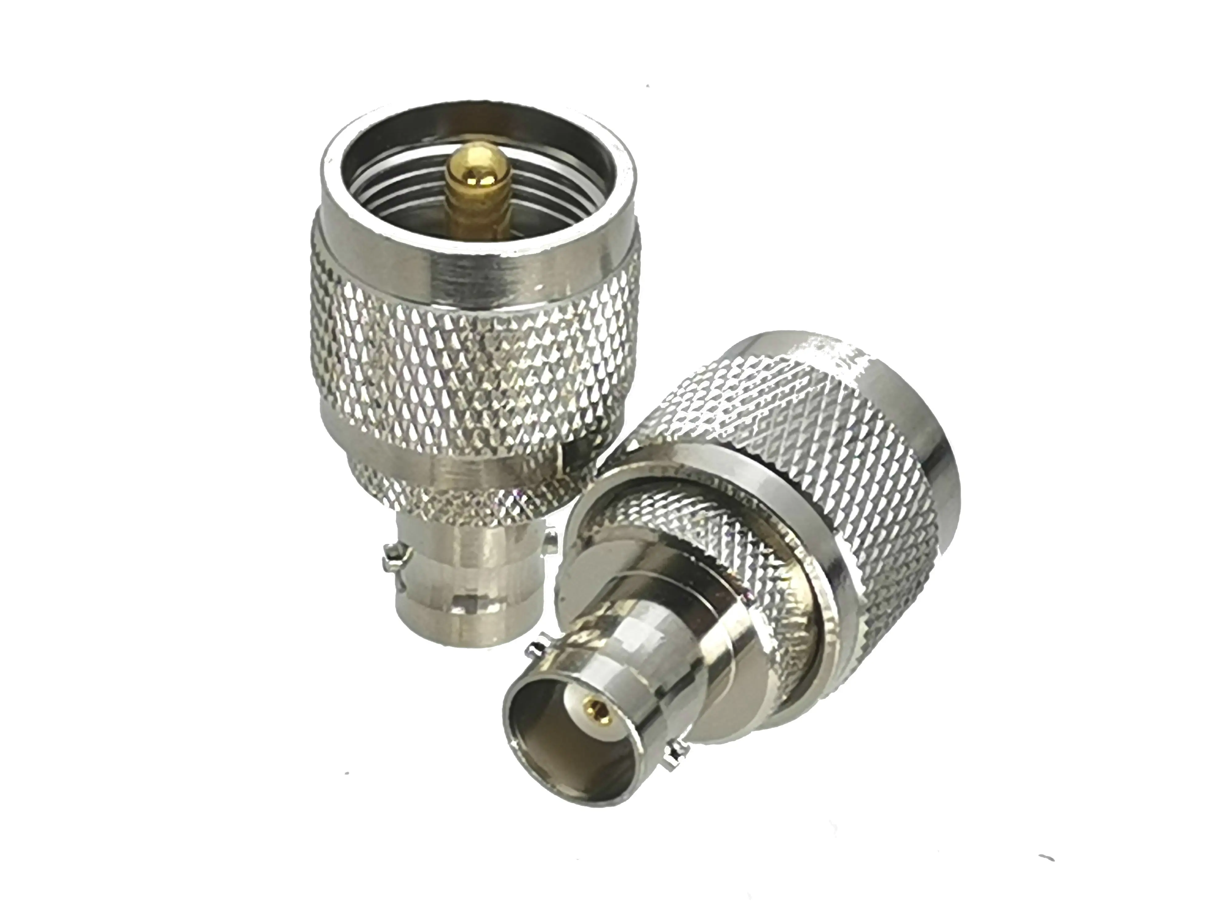 1Pcs BNC Female Jack to UHF PL259 Male Plug RF Adapter Connector Coaxial For Radio Antenna High Quan