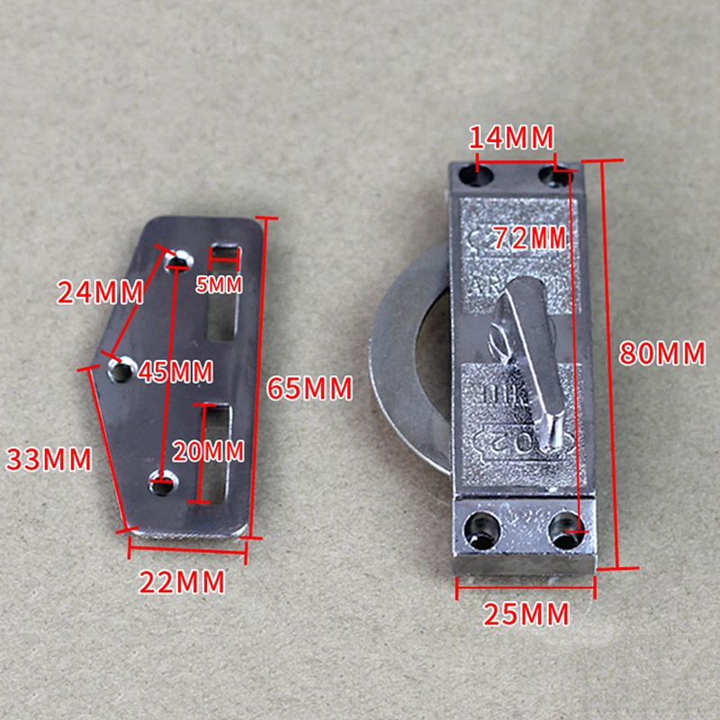 Ключ болт замки для рамной стеклянной двери прочный цинковый сплав раздвижные крестообразные двери крюк замок