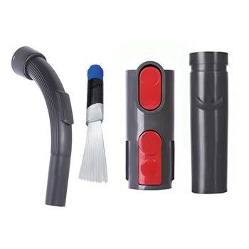 

1Pcs 32Mm Vacuum Cleaner Hose Handle Bent End & 2Pcs Universal Vacuum Parts Adapter Hose Nozzle Head