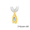 Brosse à dents en forme de U pour enfants, en Silicone, nettoyage à 360 °, soins buccaux, santé, beauté, doux